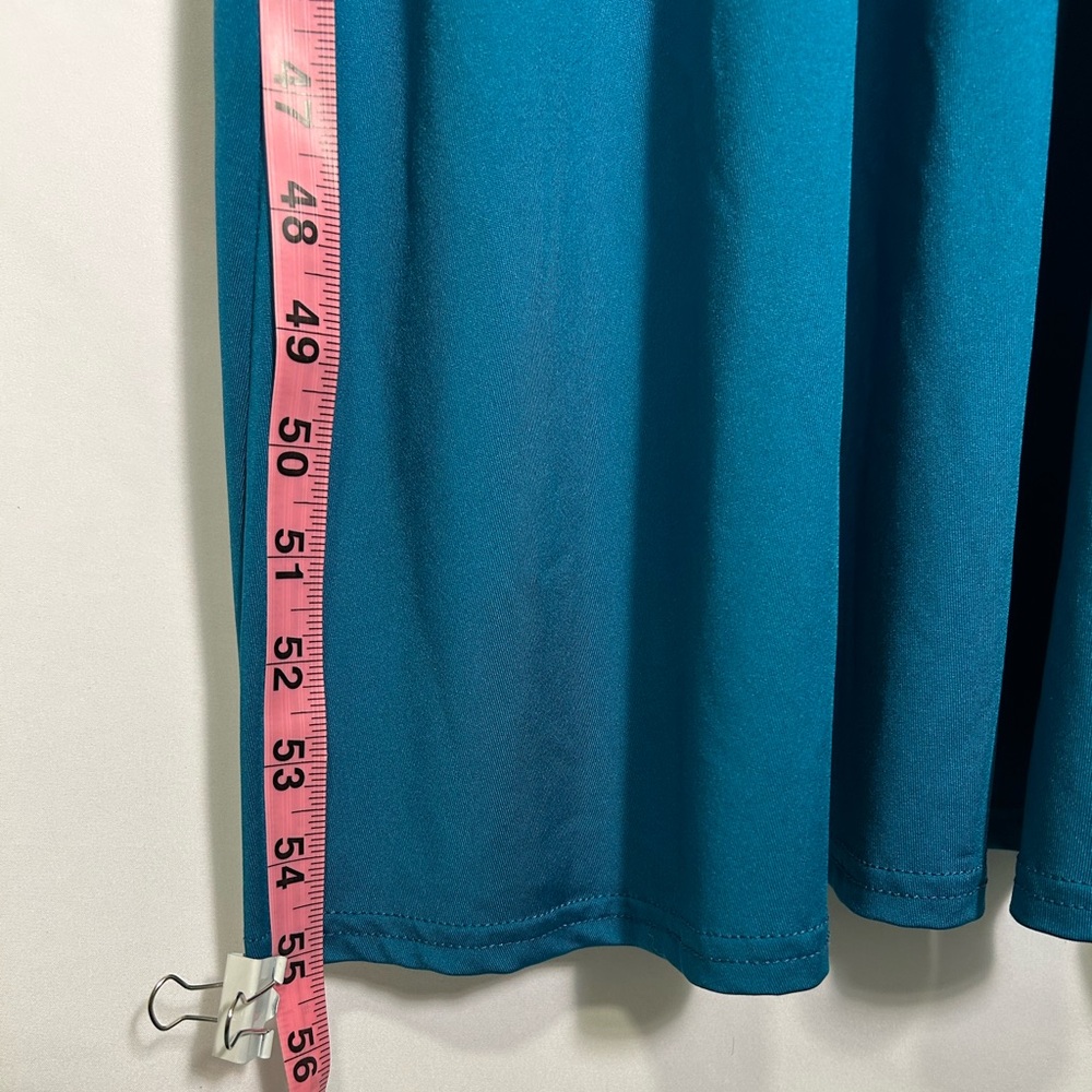 ANRABESS Teal Blue Maxi Dress | High Slit | Wedding Guest | Size S NWT - Picture 8 of 11